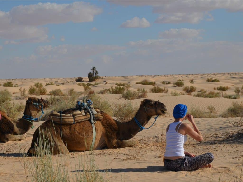 desert tunisien marche femmes fanny Hallet séjour